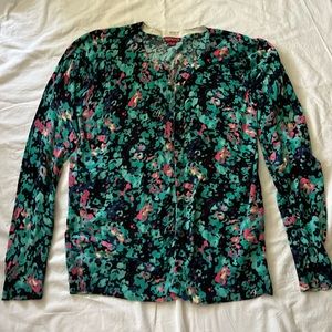 Light weight color-splash cardigan